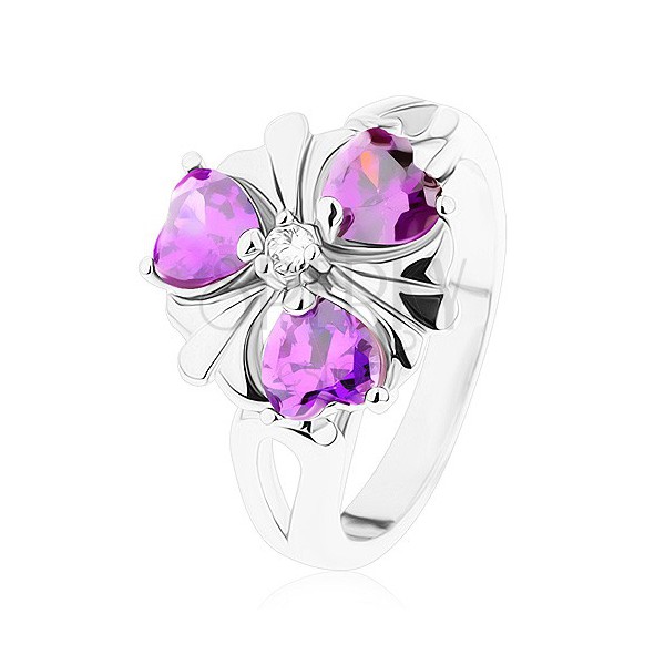 ring-in-silver-colour-flower-made-of-zircon-hearts-in-dark-violet